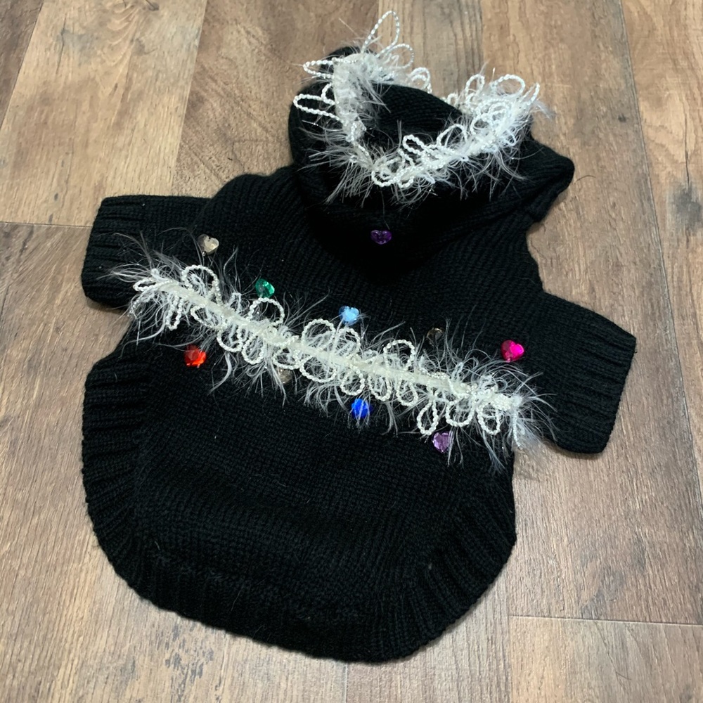 WUF WEAR Detailed Dog Sweater